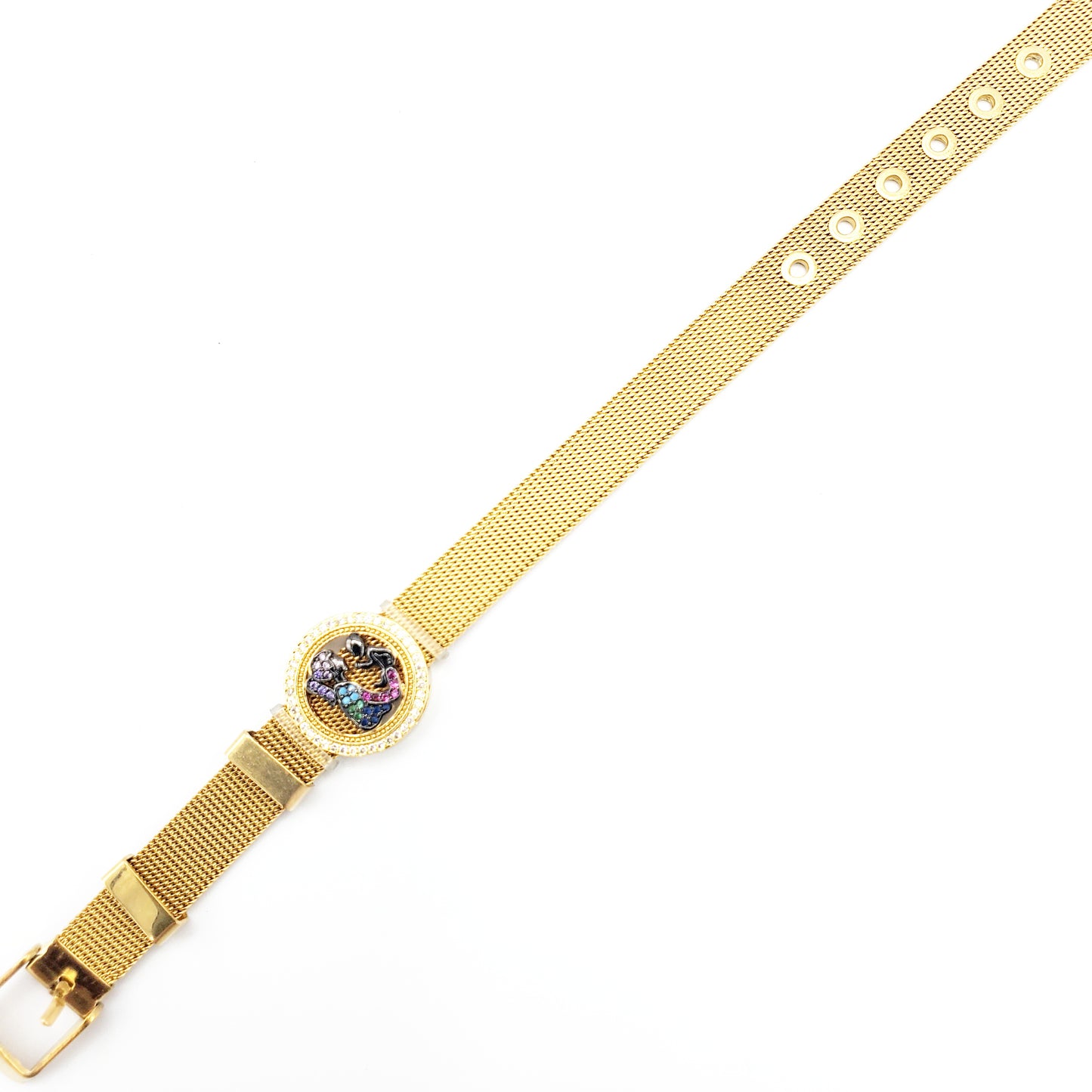 BRS-11 Brazalete/Pulsera Acero Inoxidable Mamá y Bebé 8"