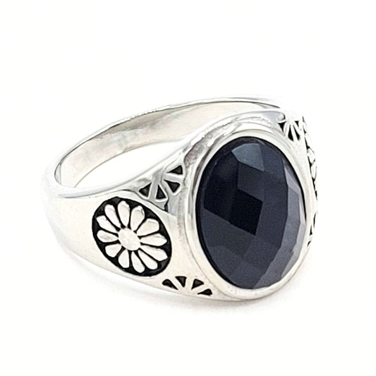 R-9 Stainless Steel Men's Ring