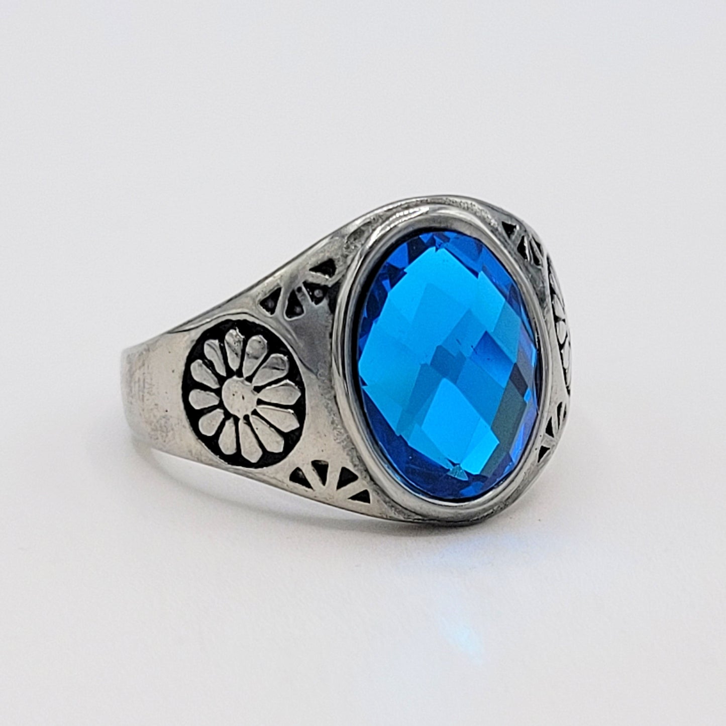 R-10 Stainless Steel Men's Ring