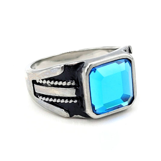 R-19 Stainless Steel Men's Ring