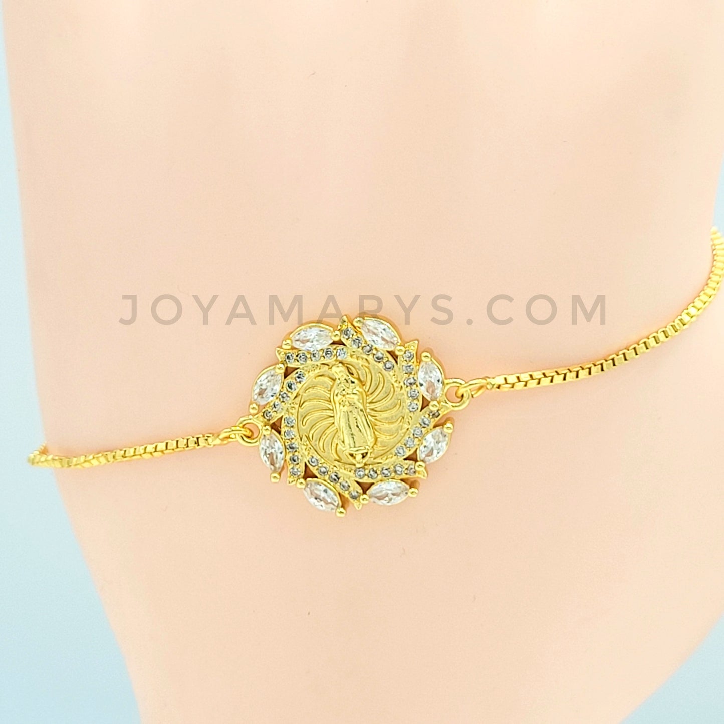 BA-139 Pulsera Ajustable Virgen De Guadalupe