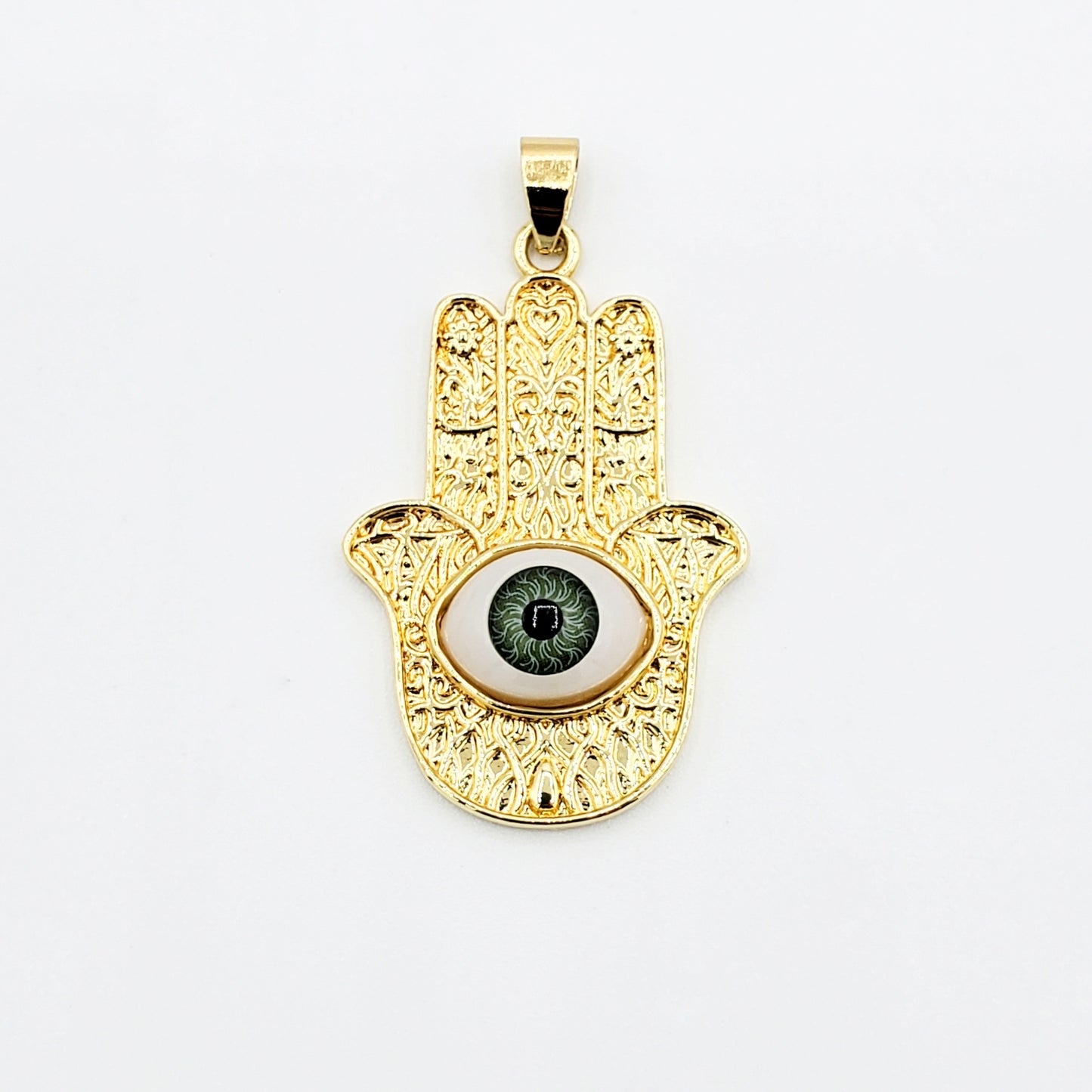 PN-802 Colgante Variantes Evil Eye 3.5cm Incluye Cadena Mixta 18"-20"