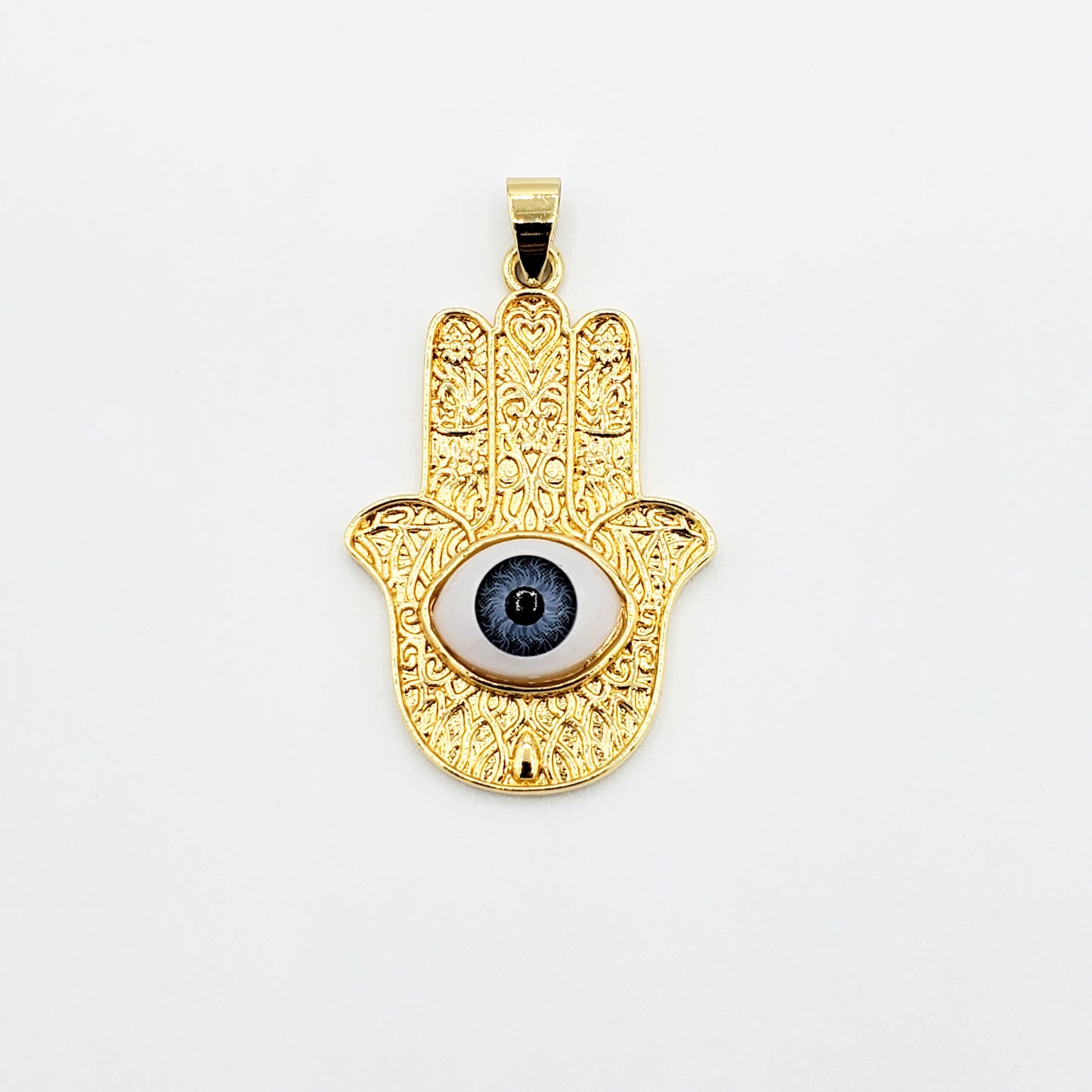 PN-802 Colgante Variantes Evil Eye 3.5cm Incluye Cadena Mixta 18"-20"