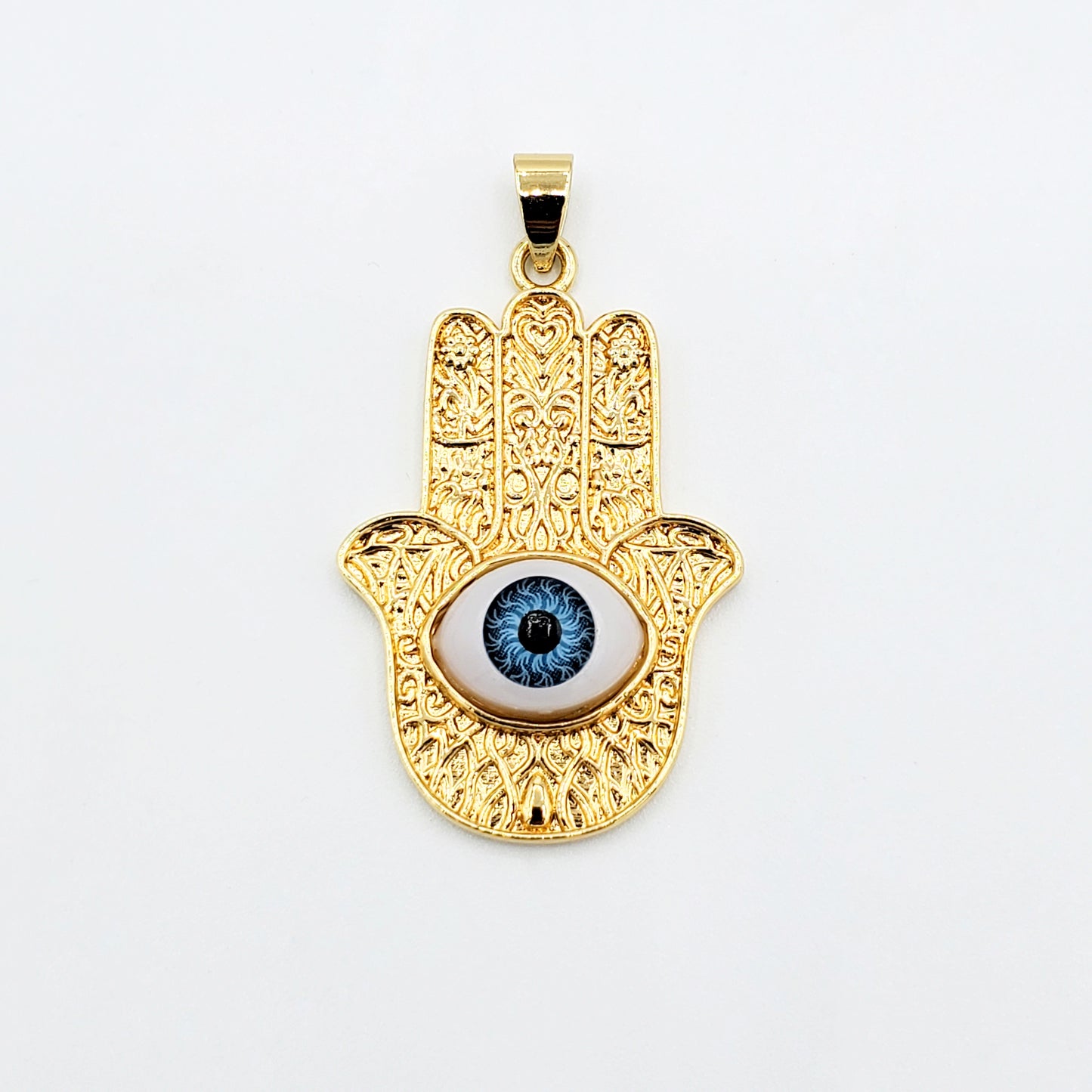 PN-802 Colgante Variantes Evil Eye 3.5cm Incluye Cadena Mixta 18"-20"