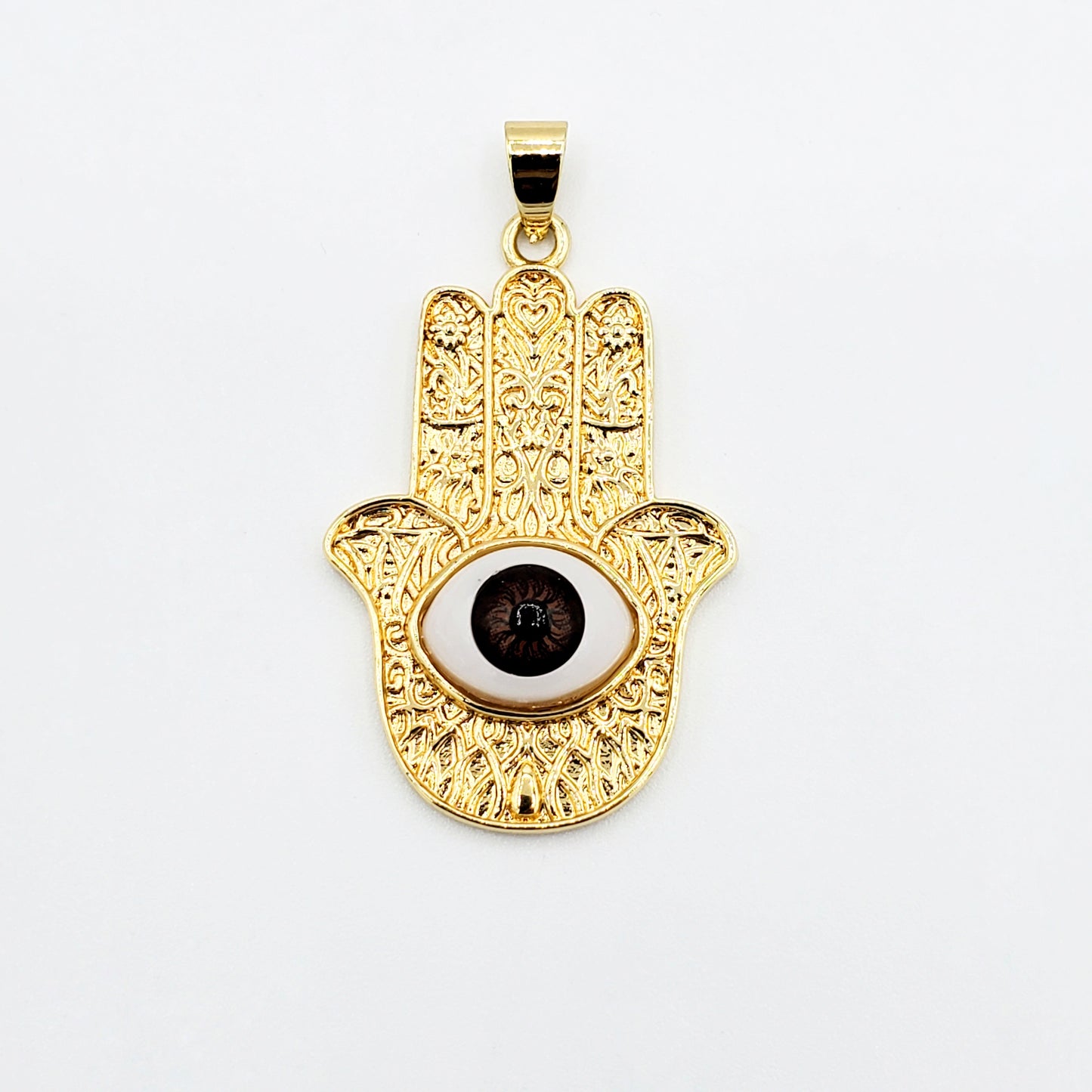 PN-802 Colgante Variantes Evil Eye 3.5cm Incluye Cadena Mixta 18"-20"