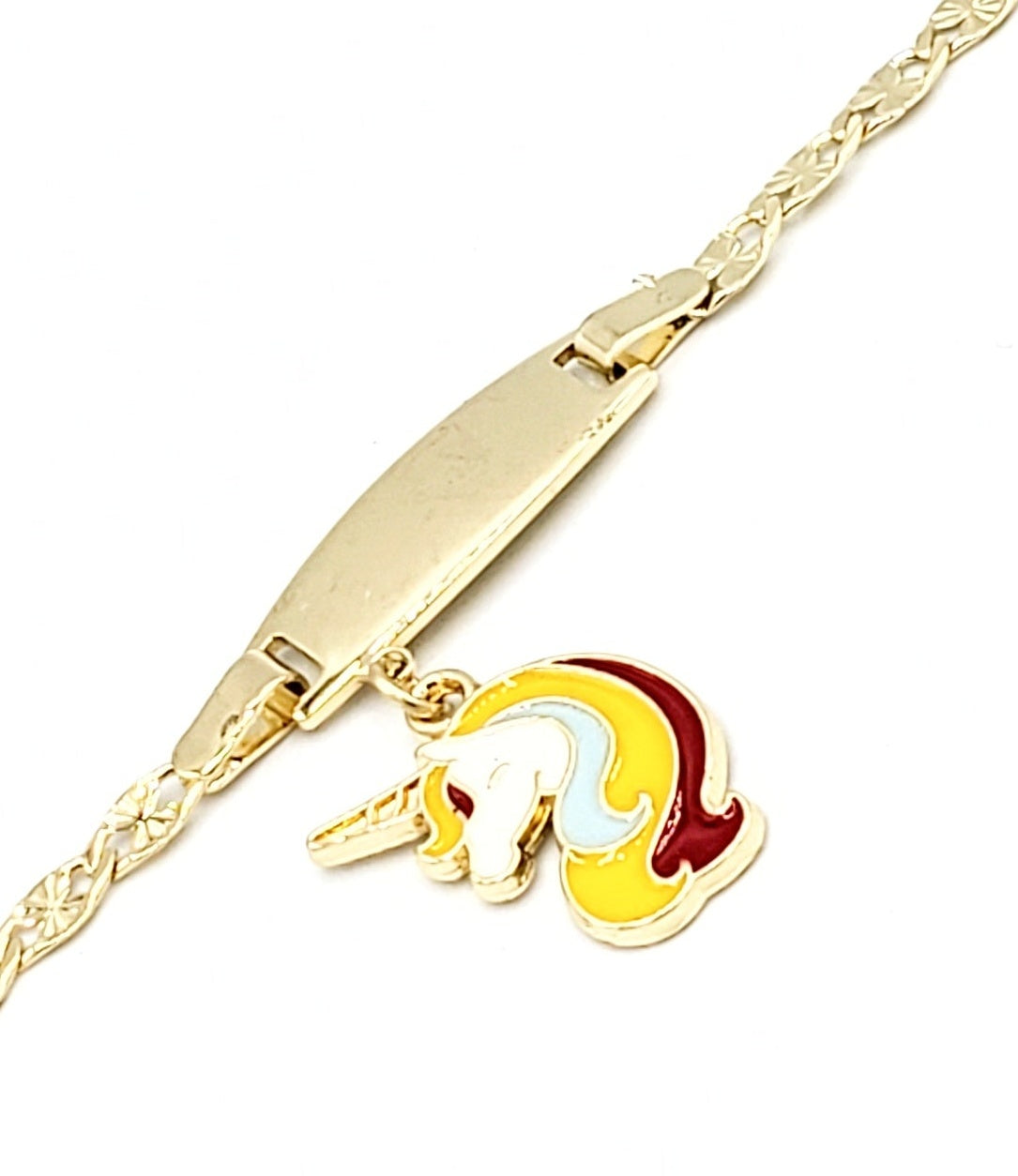 BrC-26 Child's Bracelet/Pulsera Estrellada de Niños Unicornio Multicolor 1pc