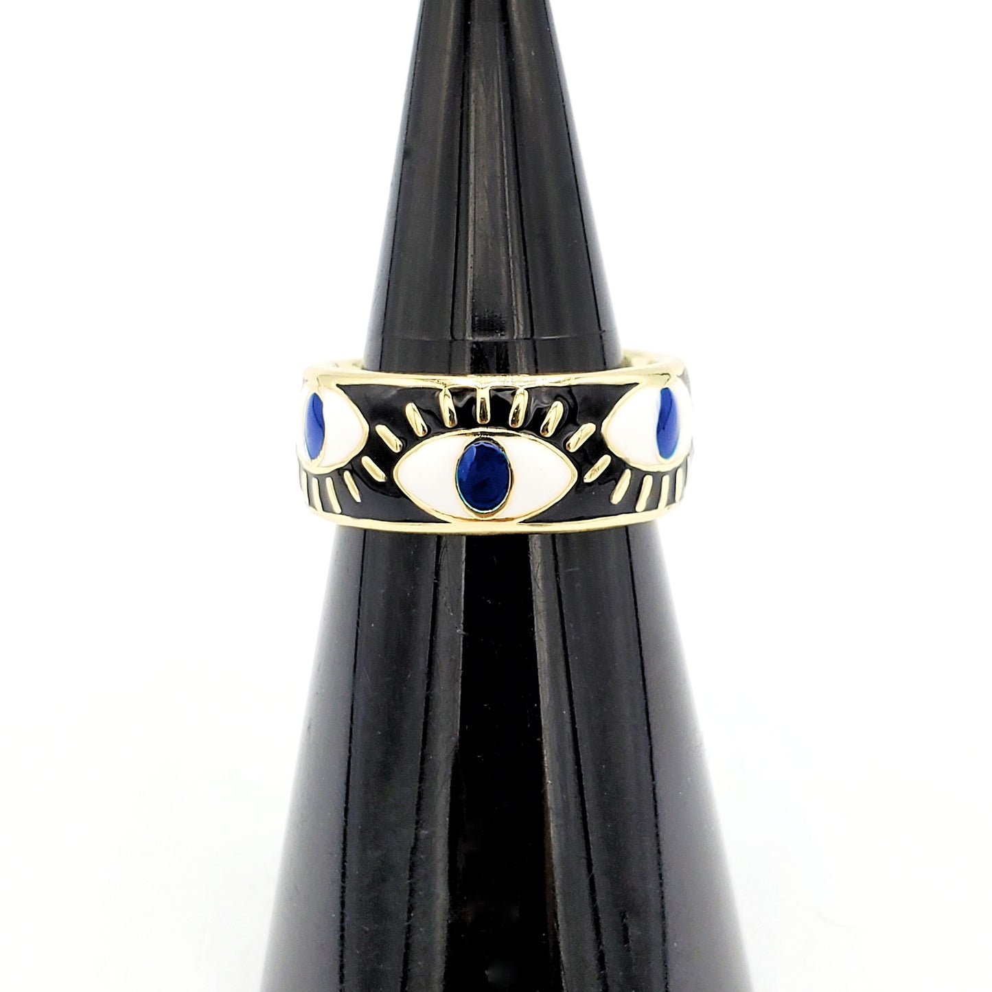 WR-205 Anillo de Mujer/Anillo de Mujer Ojo Turco Variantes Ajustable 5mm