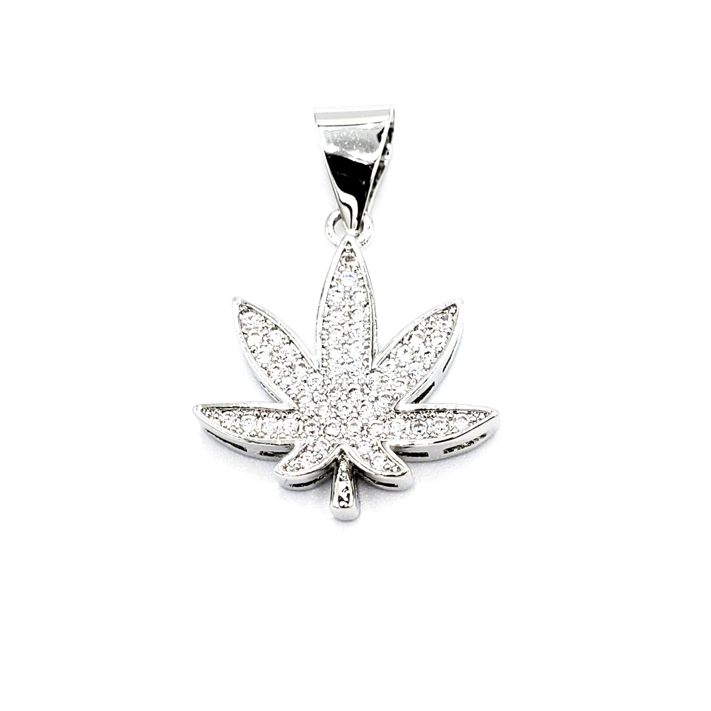 PN-020 Colgante Marihuana Piedra Blanca