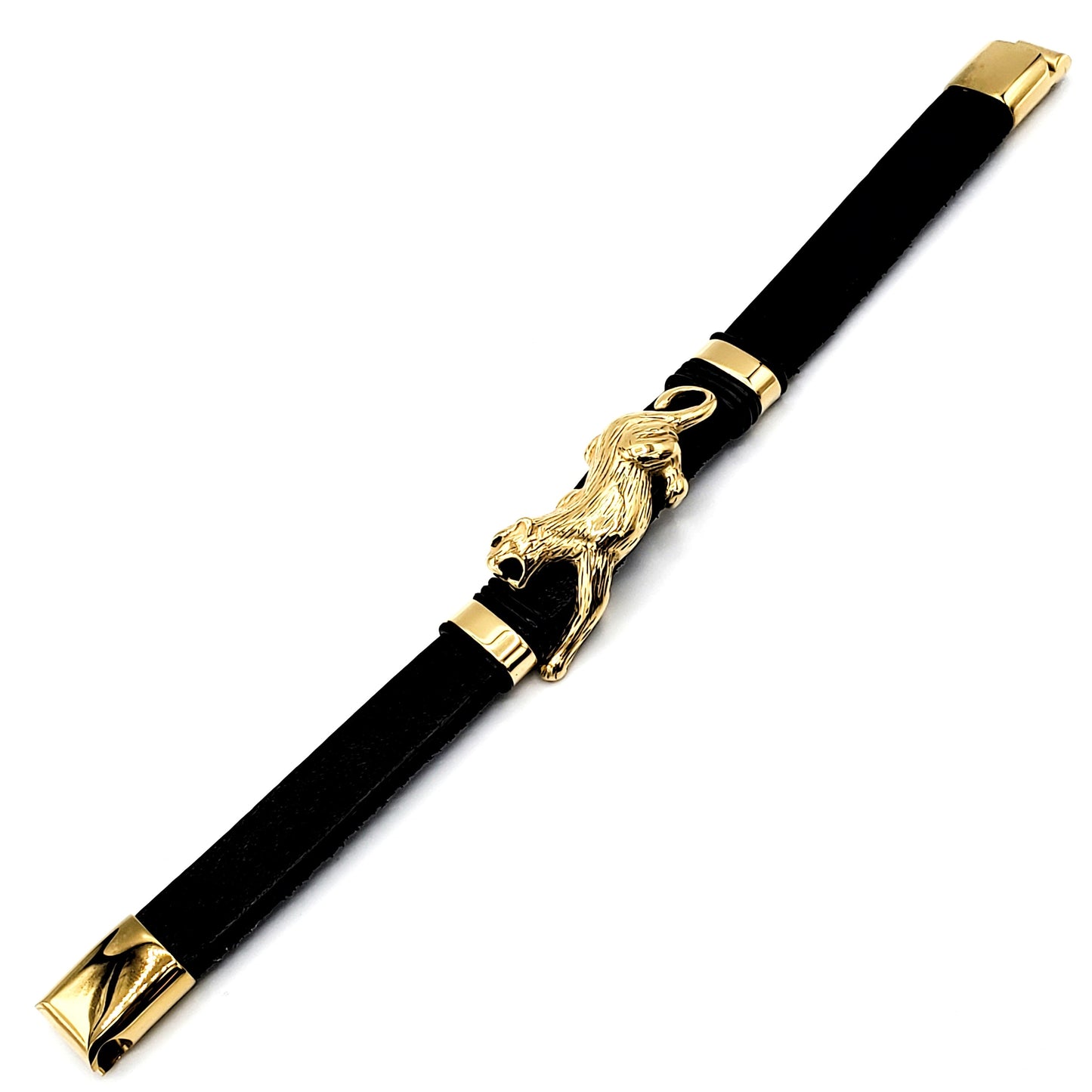 BRCS-27 Brazalete/Pulsera de Caballero Acero Inoxidable Acero Onoxidable Jaguar 1pc 8 1/2"