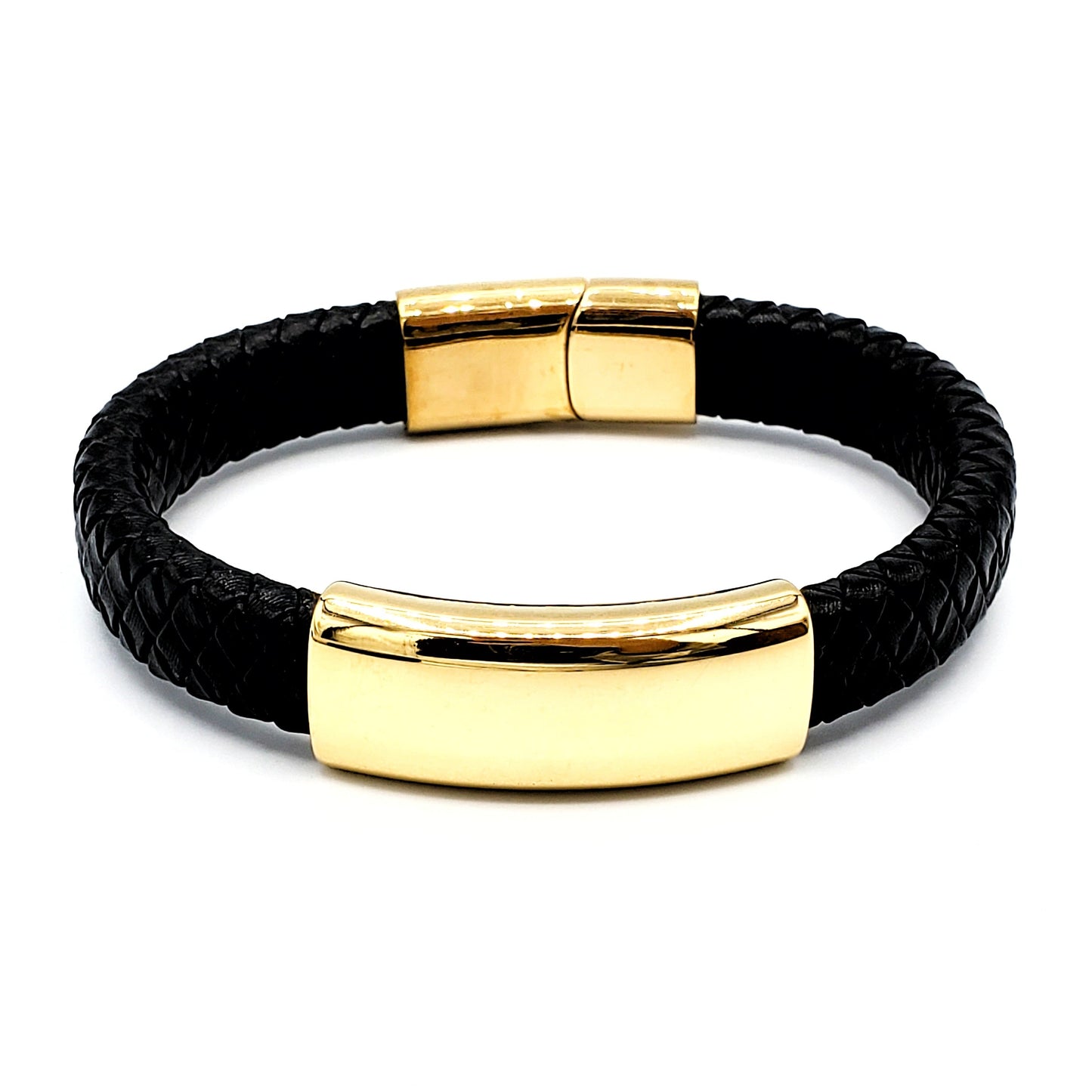 BRCS-28 Men's Bracelet/Pulsera de Caballero Stainless Steel Acero Onoxidable 1pc 8 1/2"
