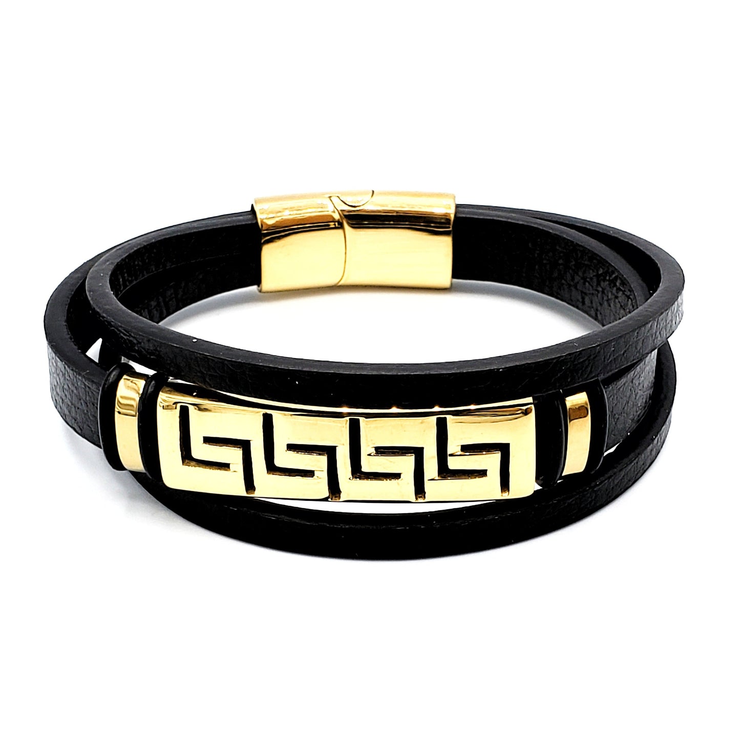 BRCS-29 Men's Bracelet/Pulsera de Caballero Stainless Steel Acero Onoxidable Pattern 1pc 8 1/2"