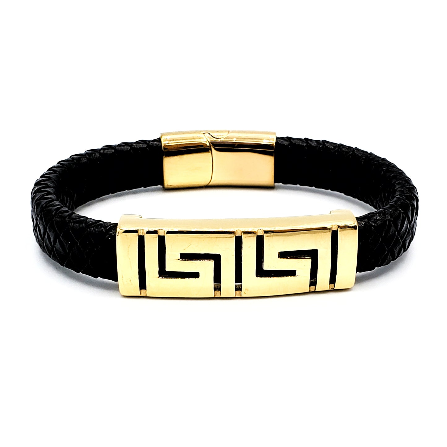 BRCS-35 Men's Bracelet/Pulsera de Caballero Stainless Steel Acero Onoxidable Pattern 1pc 8 1/2"