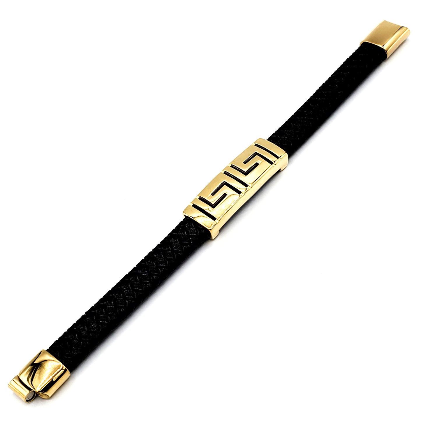 BRCS-35 Men's Bracelet/Pulsera de Caballero Stainless Steel Acero Onoxidable Pattern 1pc 8 1/2"