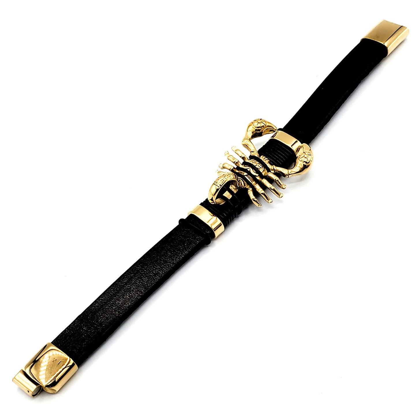BRCS-36 Men's Bracelet/Pulsera de Caballero Stainless Steel Acero Onoxidable Scorpion 1pc 8 1/2"