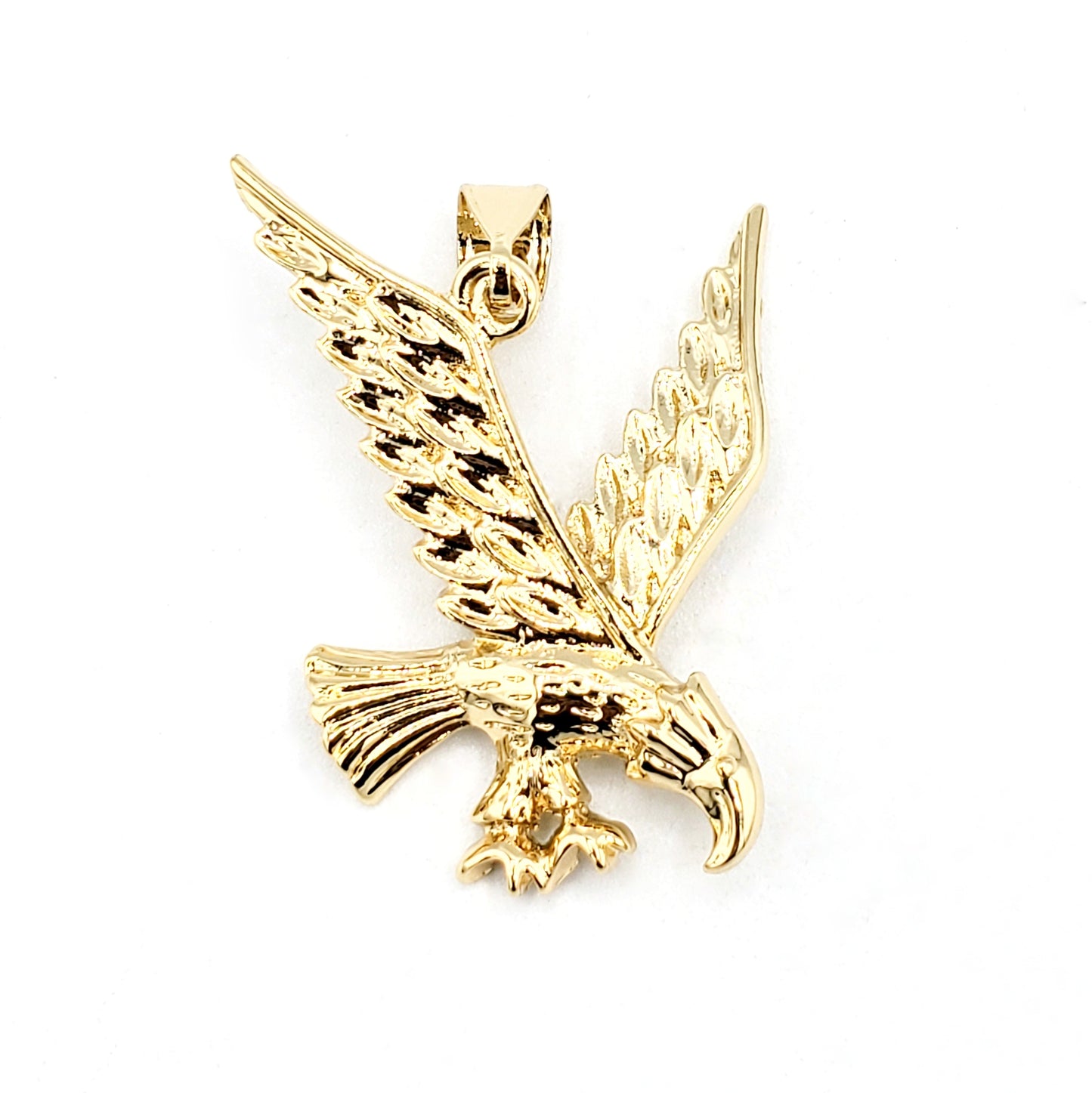 PN-0181 Colgante Águila 1"x0.50" Incluye Cadena Torsal 18”-22” mixto