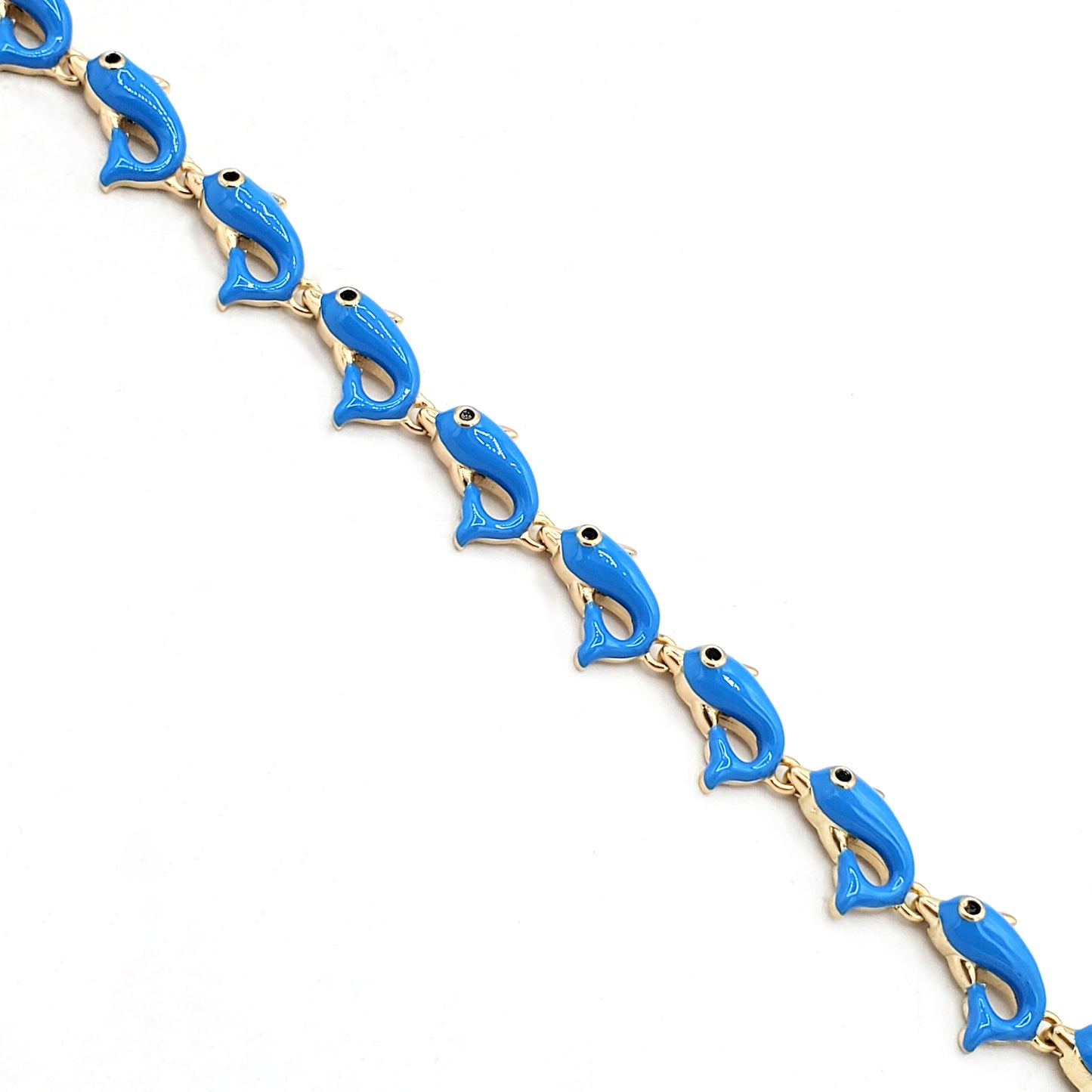 BR-276 Bracelet/Pulsera Delfín Azul 1pc paquete 9"