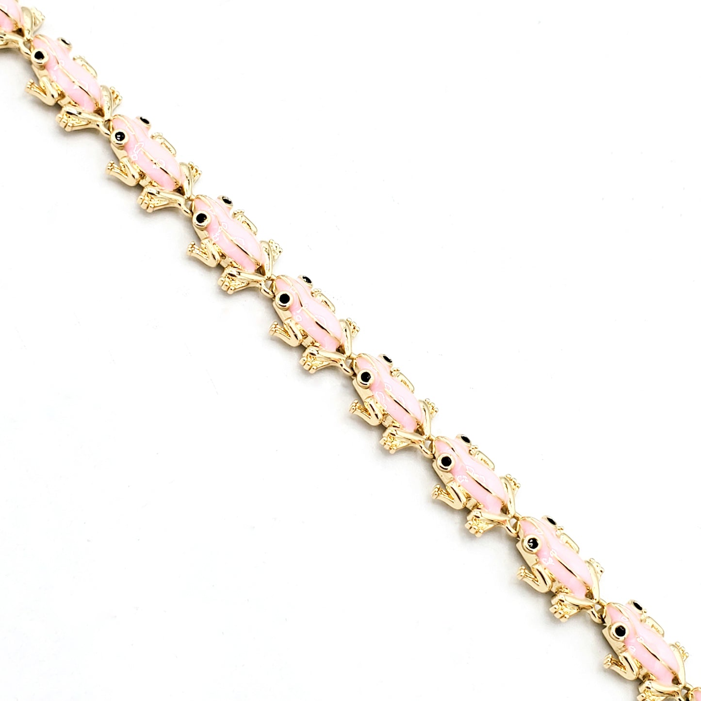 BR-271 Brazalete/Pulsera Rana Rosa 1pc paquete 9"