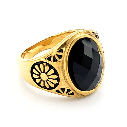 R-8 Stainless Steel Men's Ring