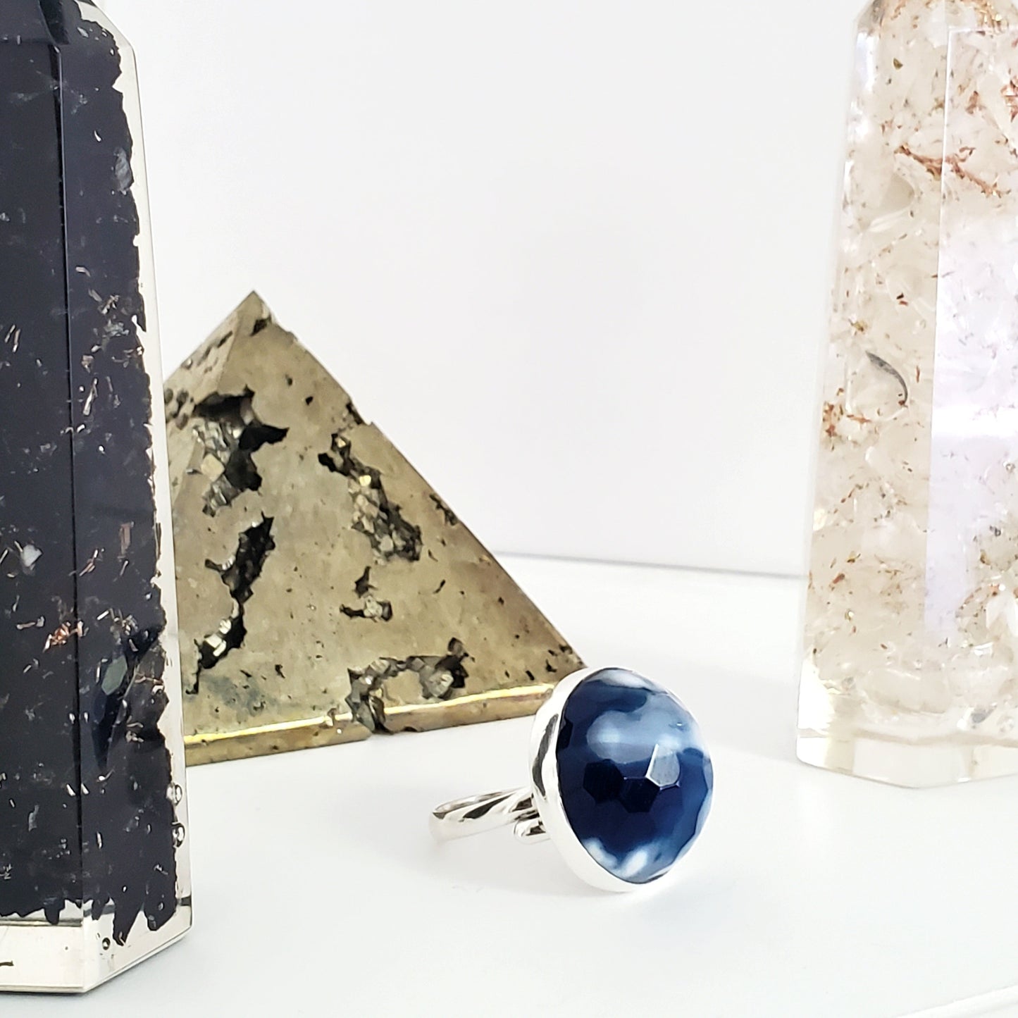 Lapis Lazuli Crystal Ring