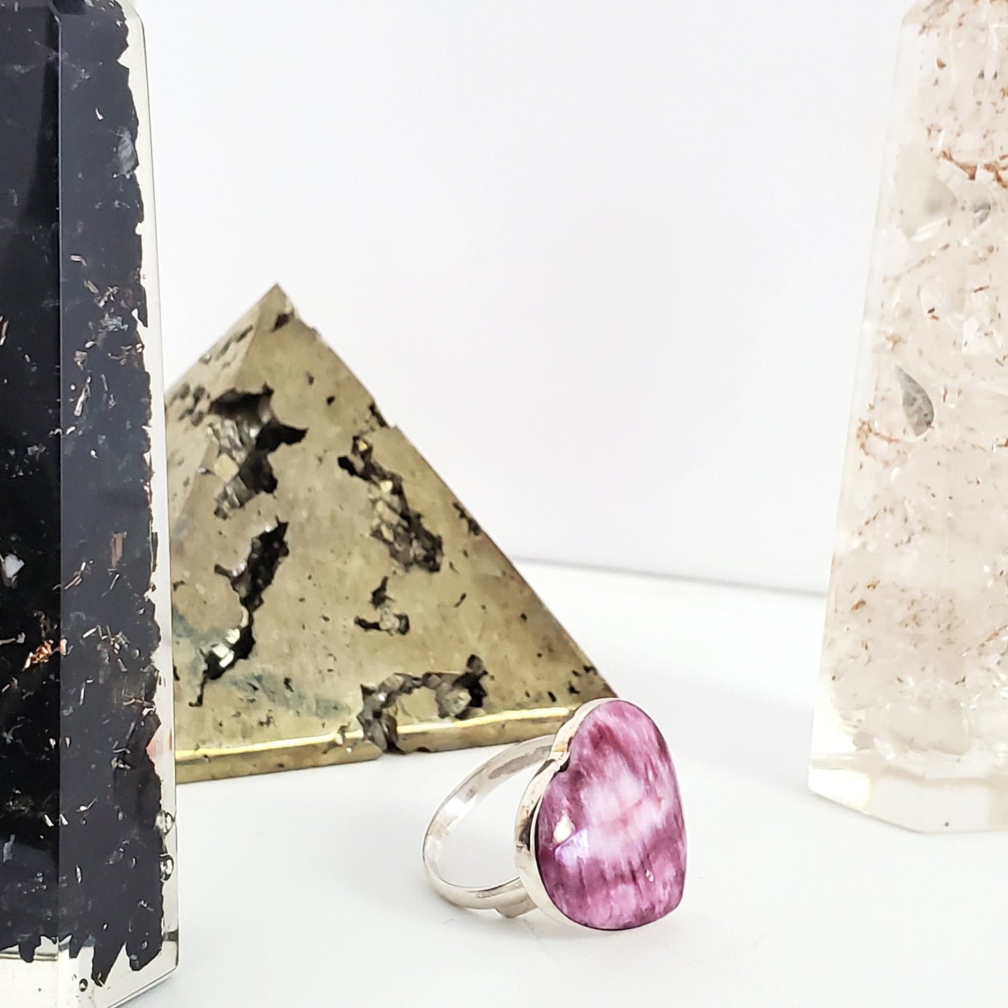 Amethyst Crystal Ring
