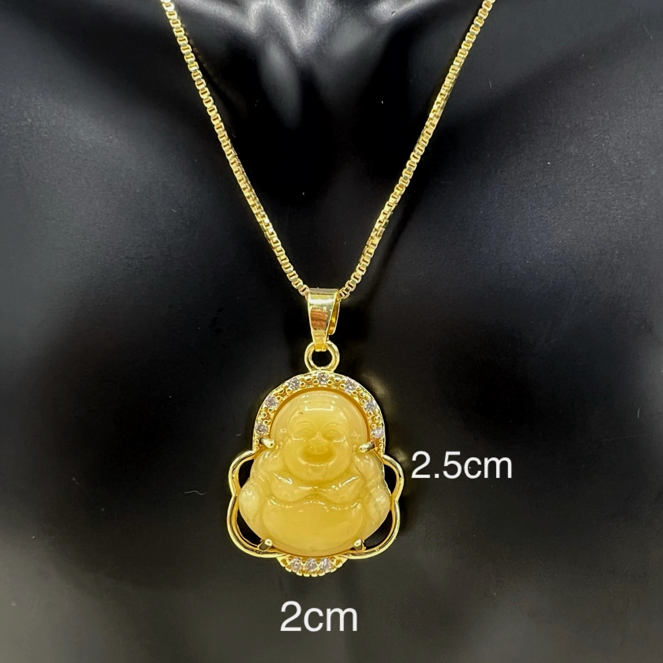 PN-0522 Budha Amarillo 2cm/2.5cm