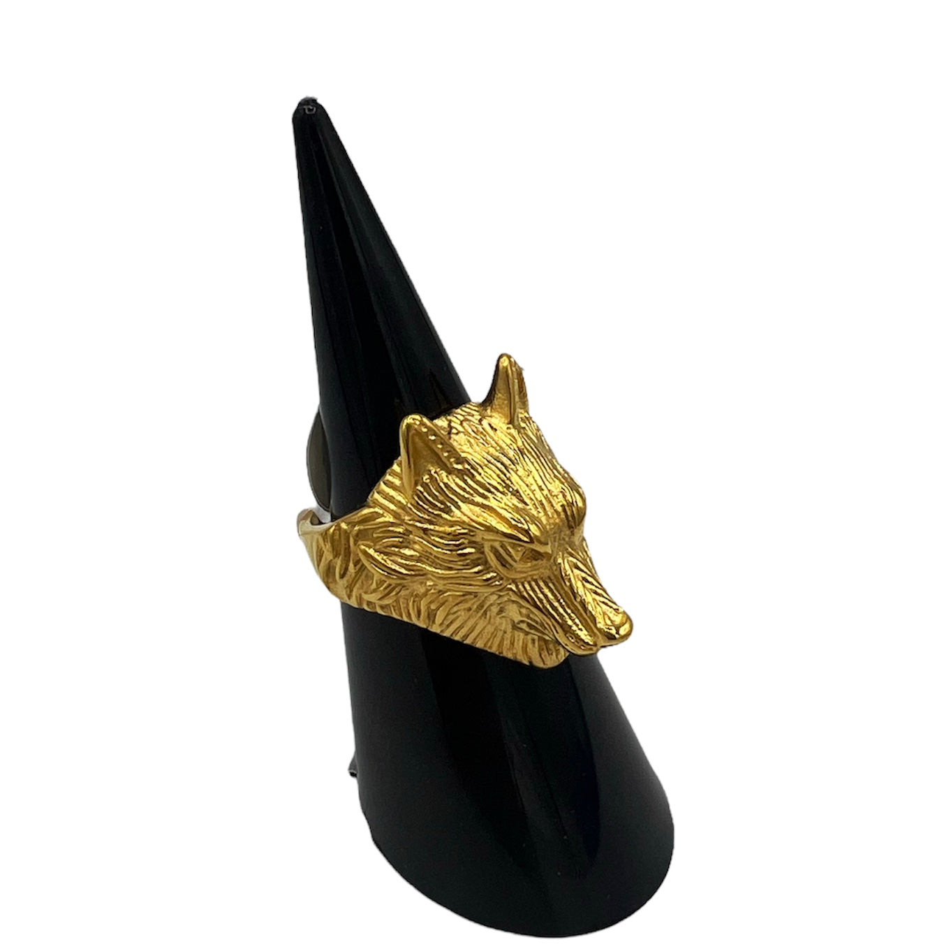 R-29 Acero Inoxidable Anillo Lobo/ Wolf Ring Seleccione el Tamaño en la Parte de Abajo donde dice Tamaño