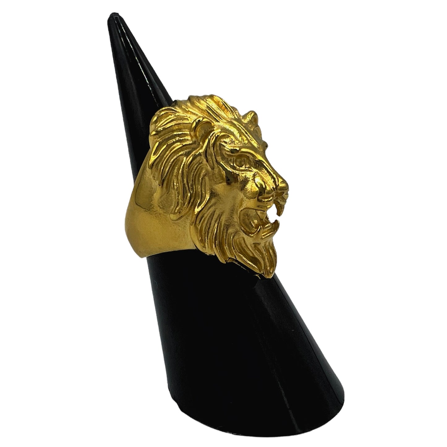 R-33 Acero Inoxidable Anillo León/ Lion Ring Seleccione el Tamaño en la Parte de Abajo donde dice Tamaño