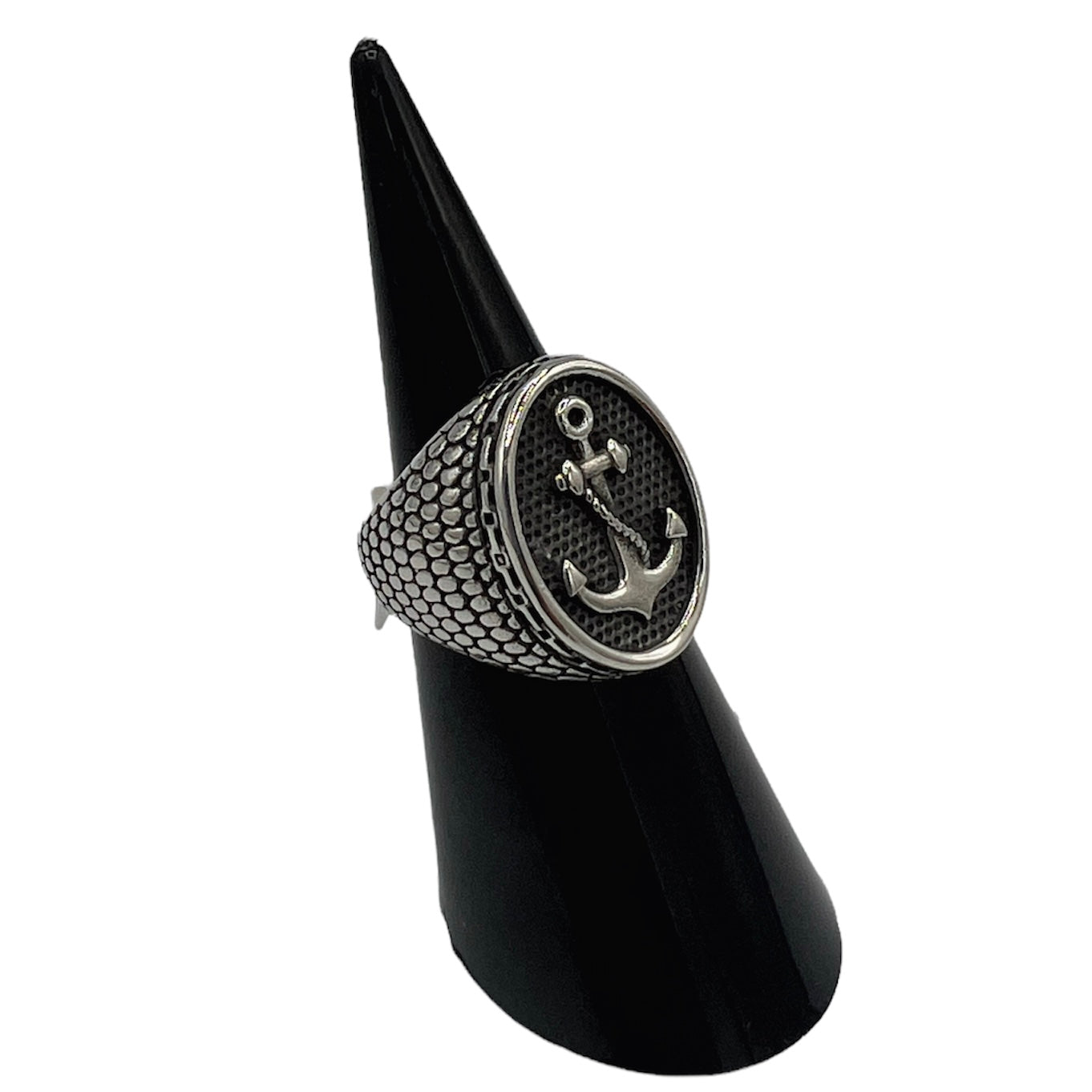 R-30 Stainless Steel Anillo Ancla/ Anchor Ring, Color:Silver, Seleccione el Size en la Parte de Abajo donde dice Size