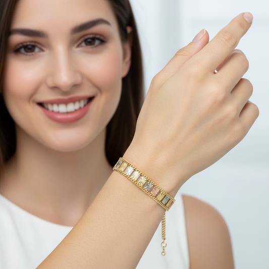 BR-251 Paquete de Brazalete 1pc pack 18k Paquete de Brazalete 18K Italia