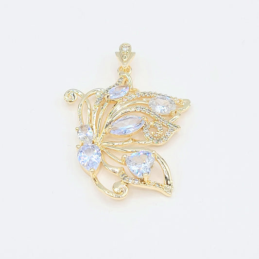 PN-629 Dije Mariposa Piedra Zirconia