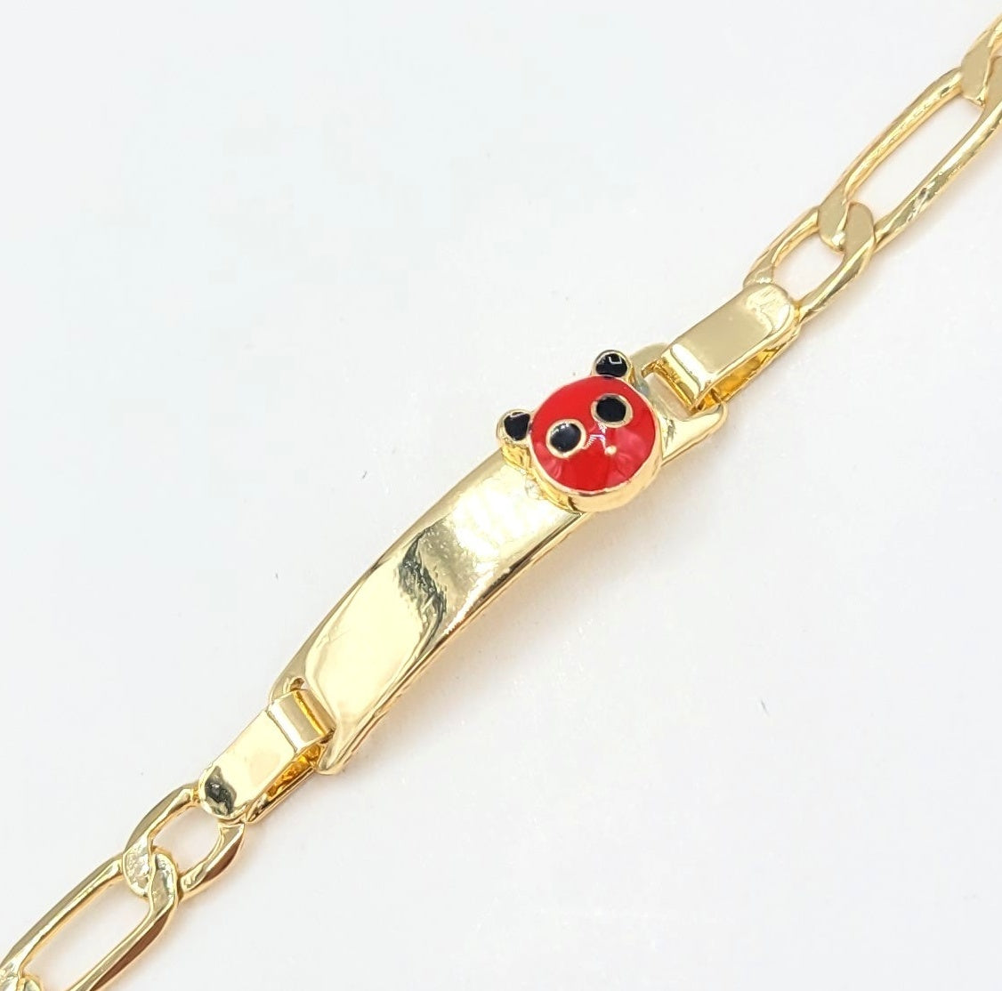 BrC-3 Pulsera Infantil Oso Rojo Figaro/Pulsera de Niños Oso Rojo Figaro Pack 6 uds