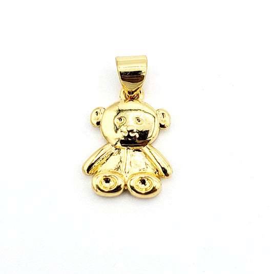 PN-09 Colgante Oso 1cm Incluye Cadena Mixta 18"-20"