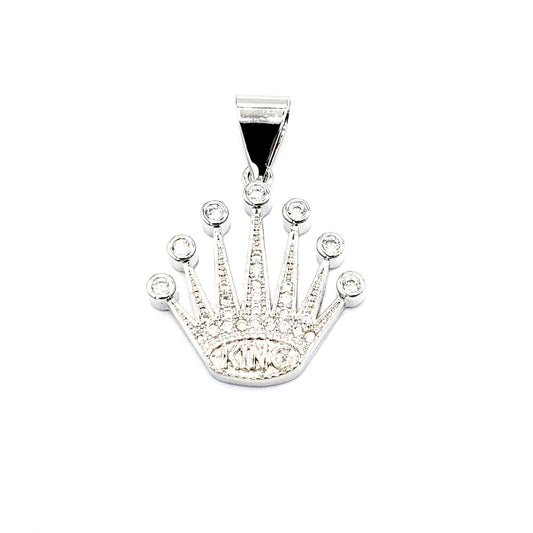 PN-017 Pendant Crown Piedra Blanca