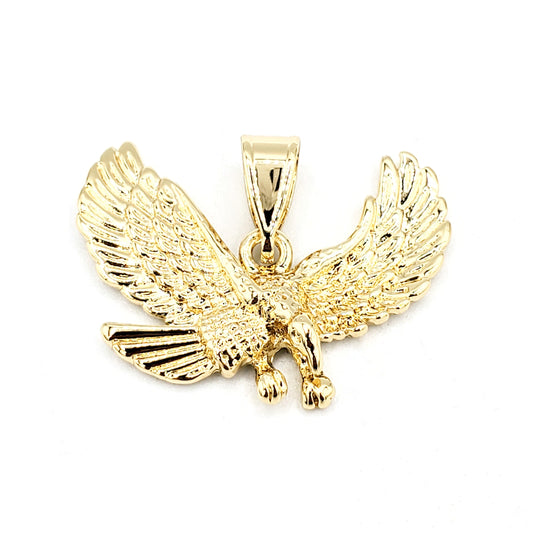 PN-0178 Colgante Águila 0.50"x1.25" Incluye Cadena Torsal 18”-22” mixto
