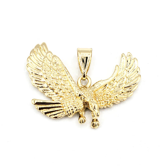 PN-0180 Colgante Águila 0.25"x1" Incluye Cadena Torsal 18”-22” mixto