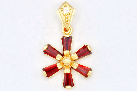 PN-481 Dije Flor Rojo
